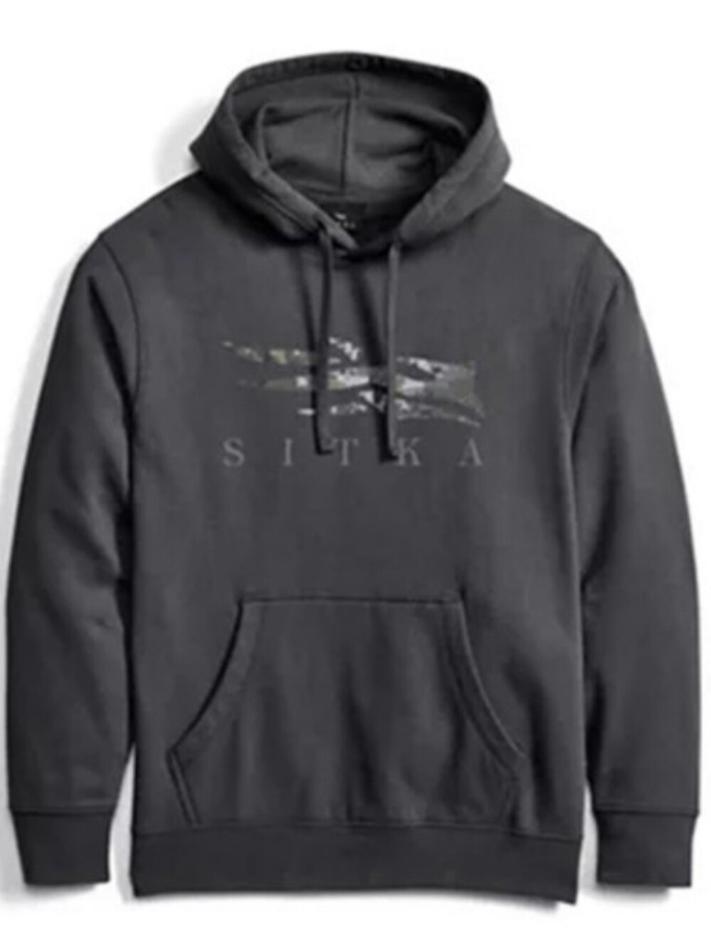 Sitka Gear Icon Optifade Pullover Hoodie Black Dark Charcoal Grey XXL